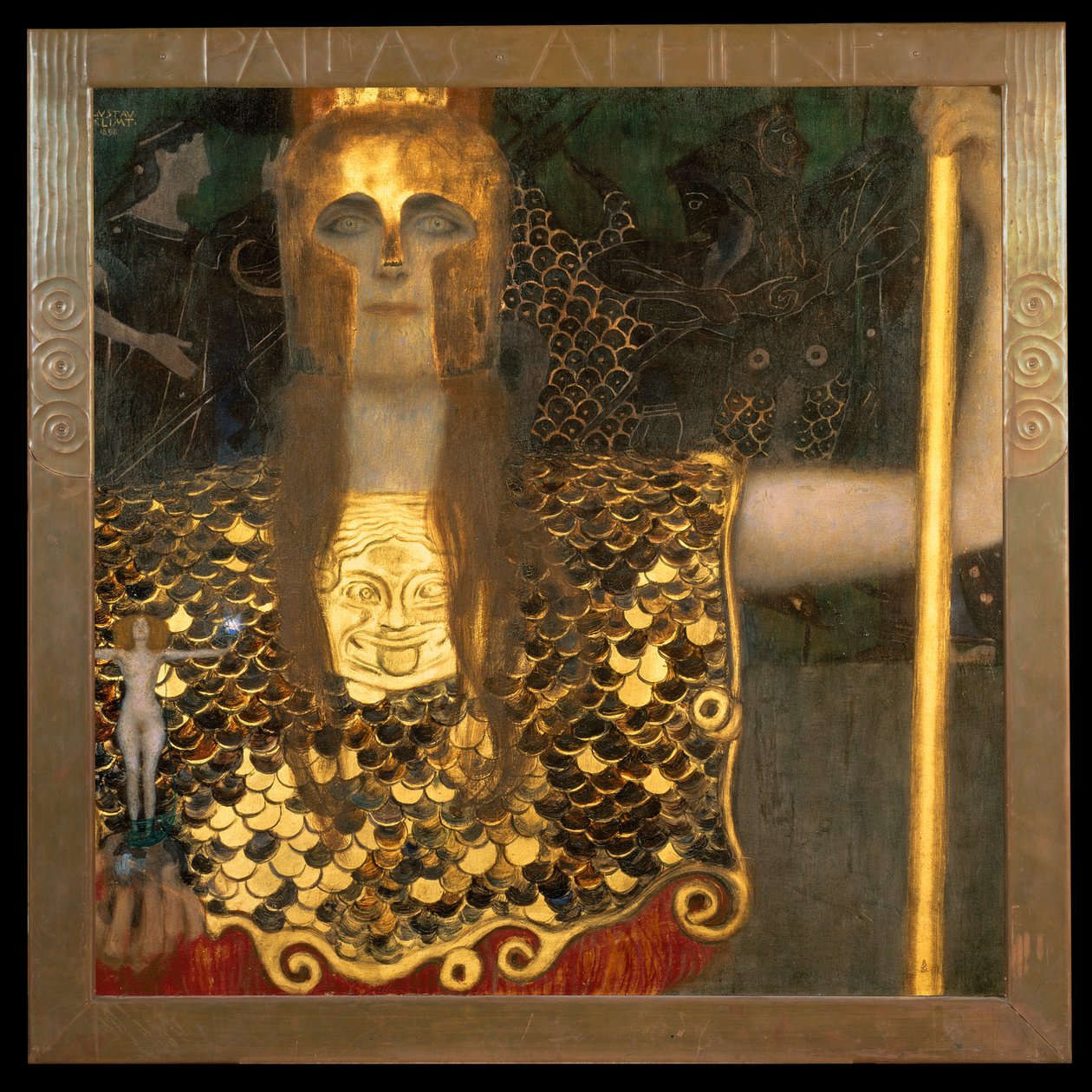 Minerva o Palas Atenea, 1898 de Gustav Klimt
