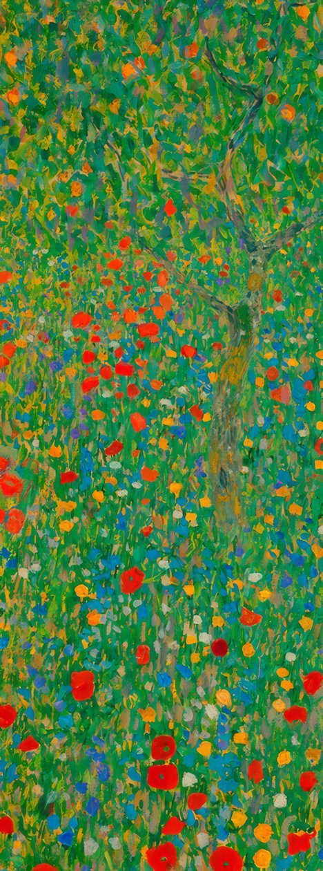 Campo de amapolas de Gustav Klimt