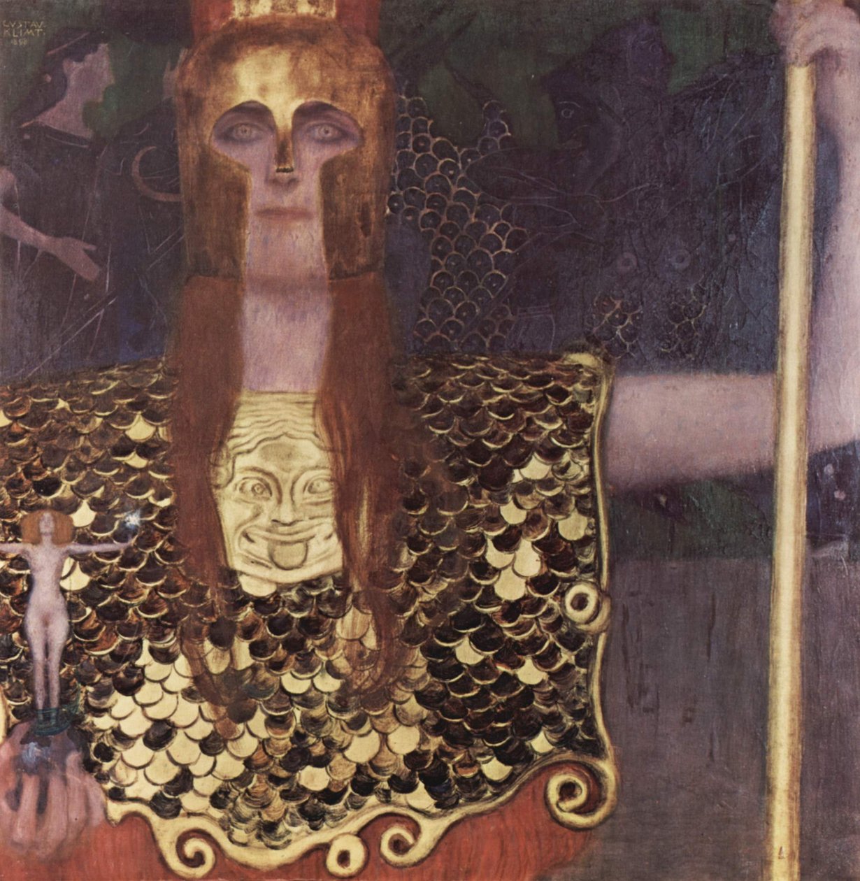 Palas Atenea de Gustav Klimt