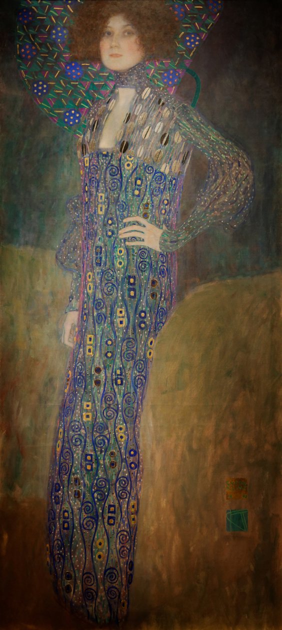 Retrato de Emilie Flöge de Gustav Klimt