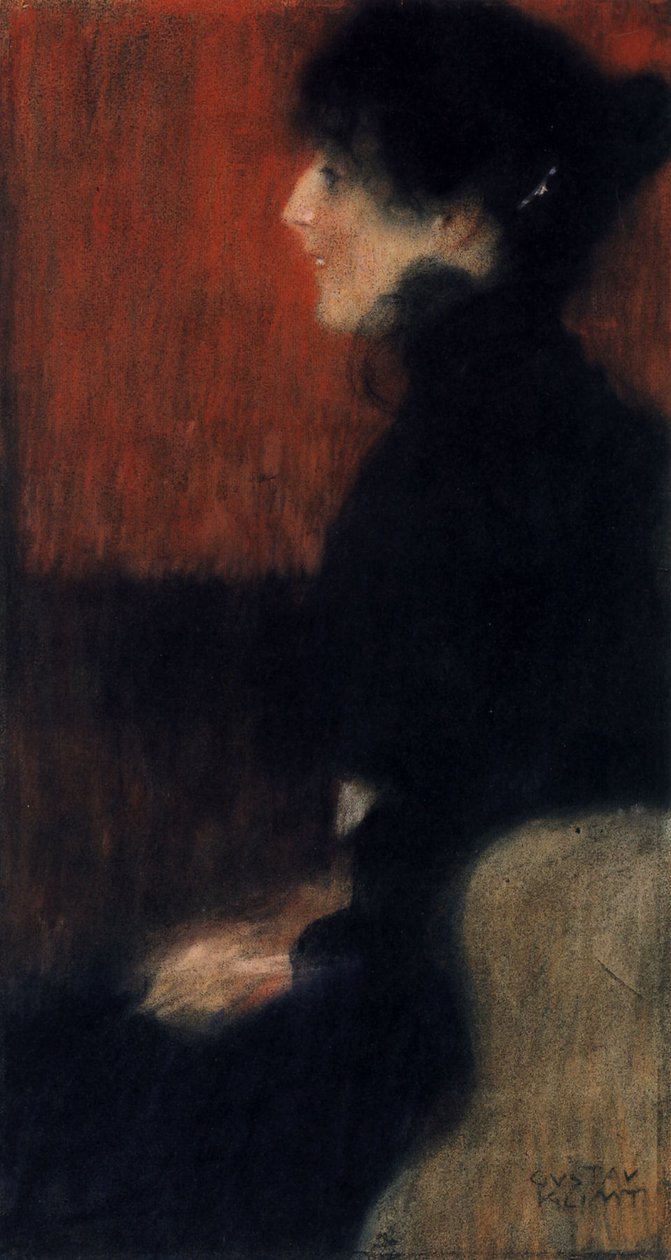 Retrato de una dama de Gustav Klimt