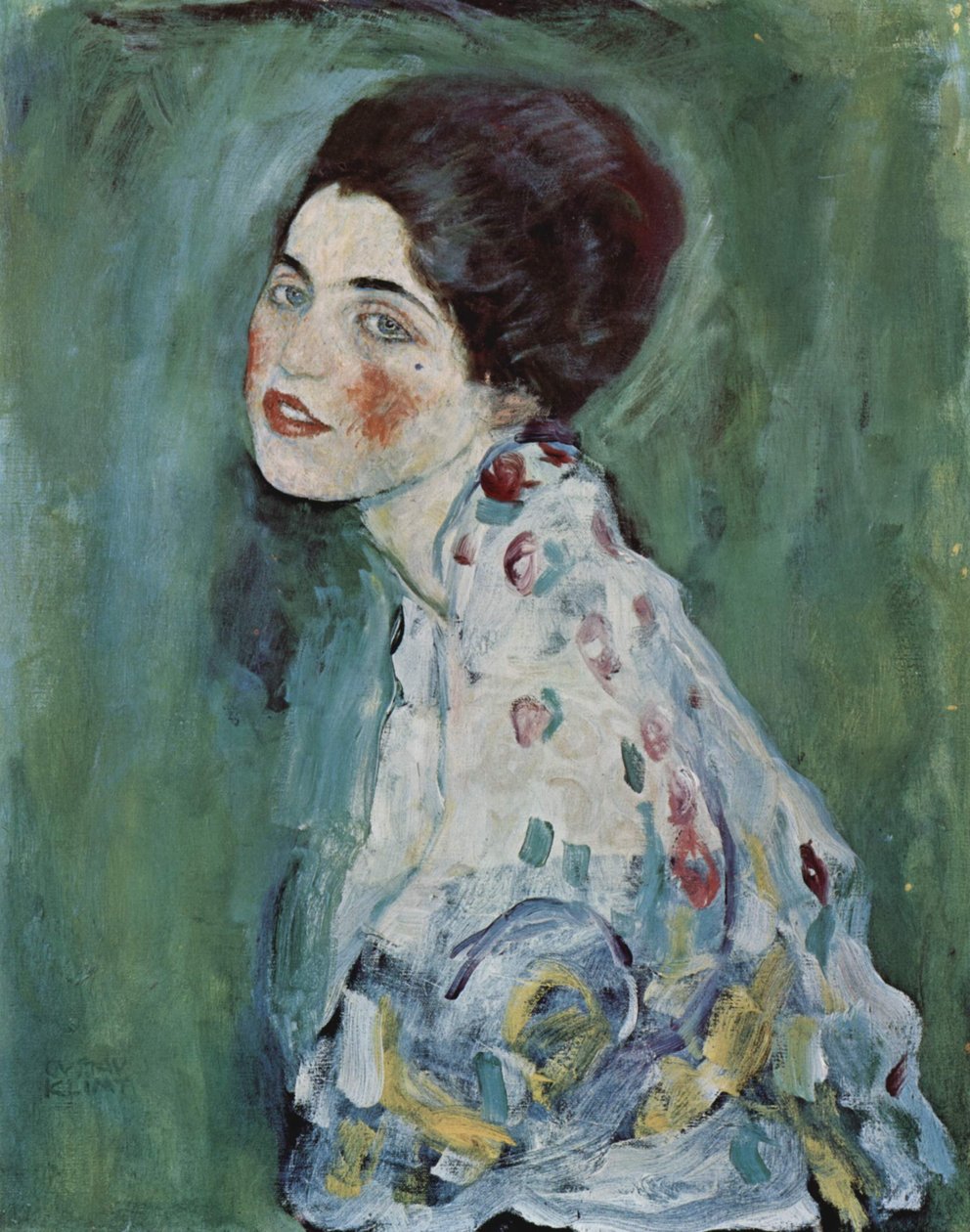 Retrato de una dama de Gustav Klimt