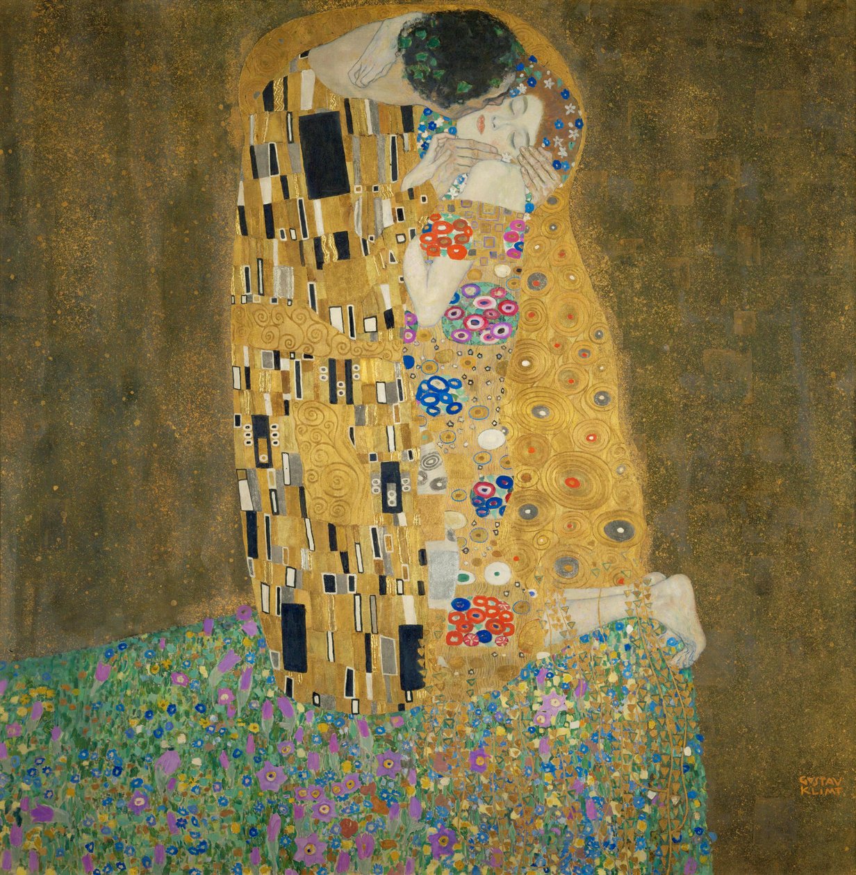 El beso de Gustav Klimt