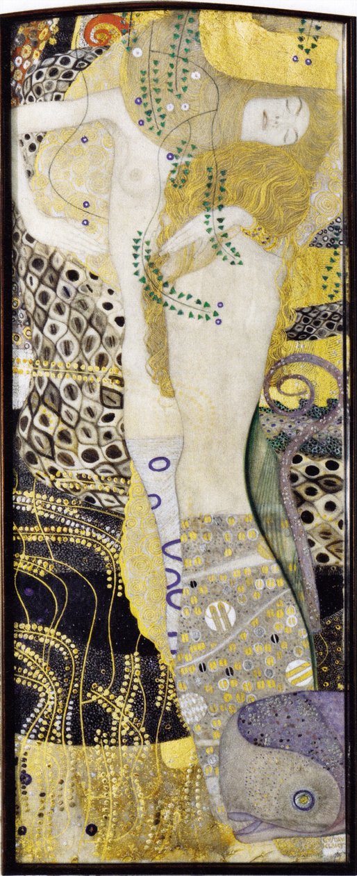 Serpientes de agua I (Amigas) de Gustav Klimt