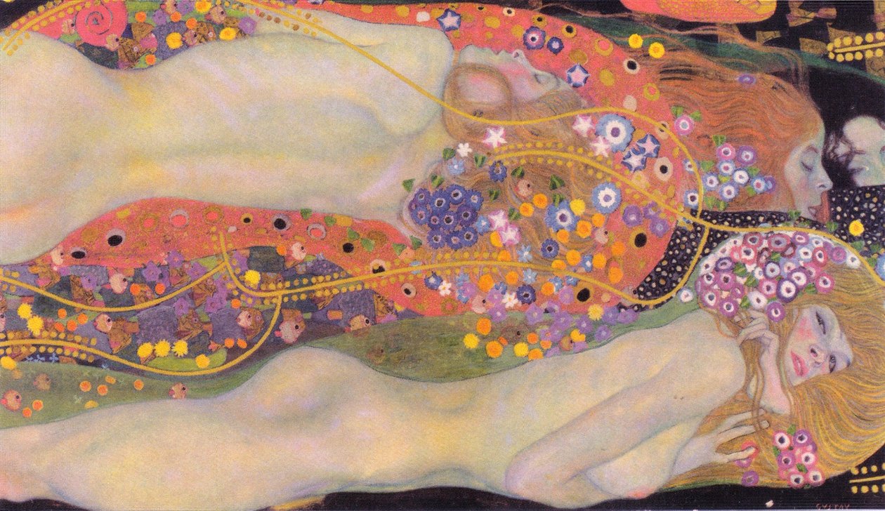 Serpientes de agua II (Amigas) de Gustav Klimt