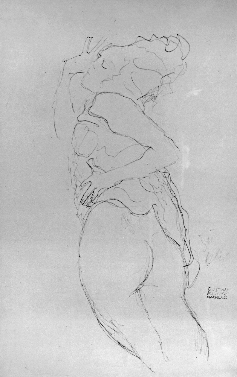 Joven mujer, 1917 de Gustav Klimt