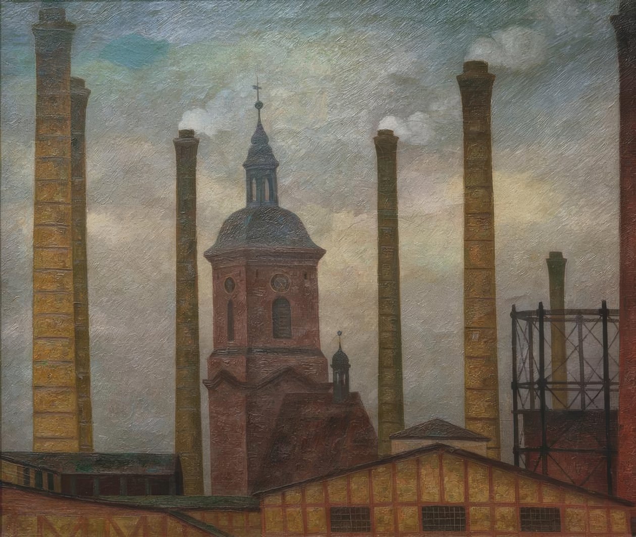 G.Wunderwald, Iglesia y fábrica de Gustav Wunderwald