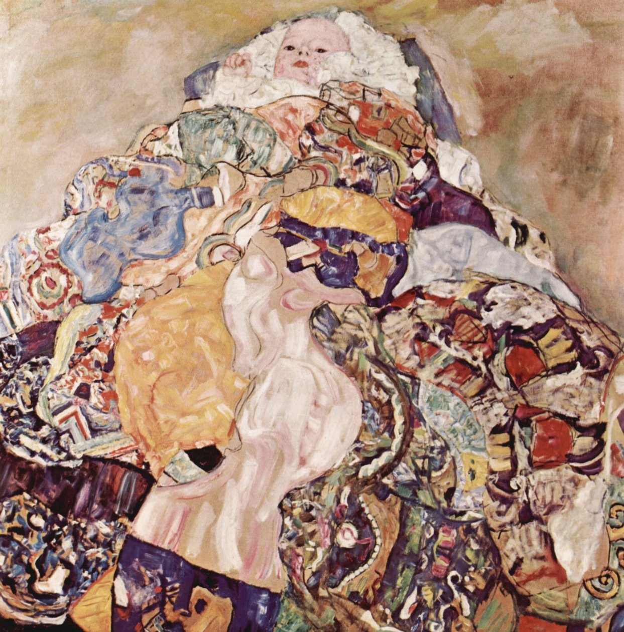 Bebé (Cuna) de Gustav Klimt
