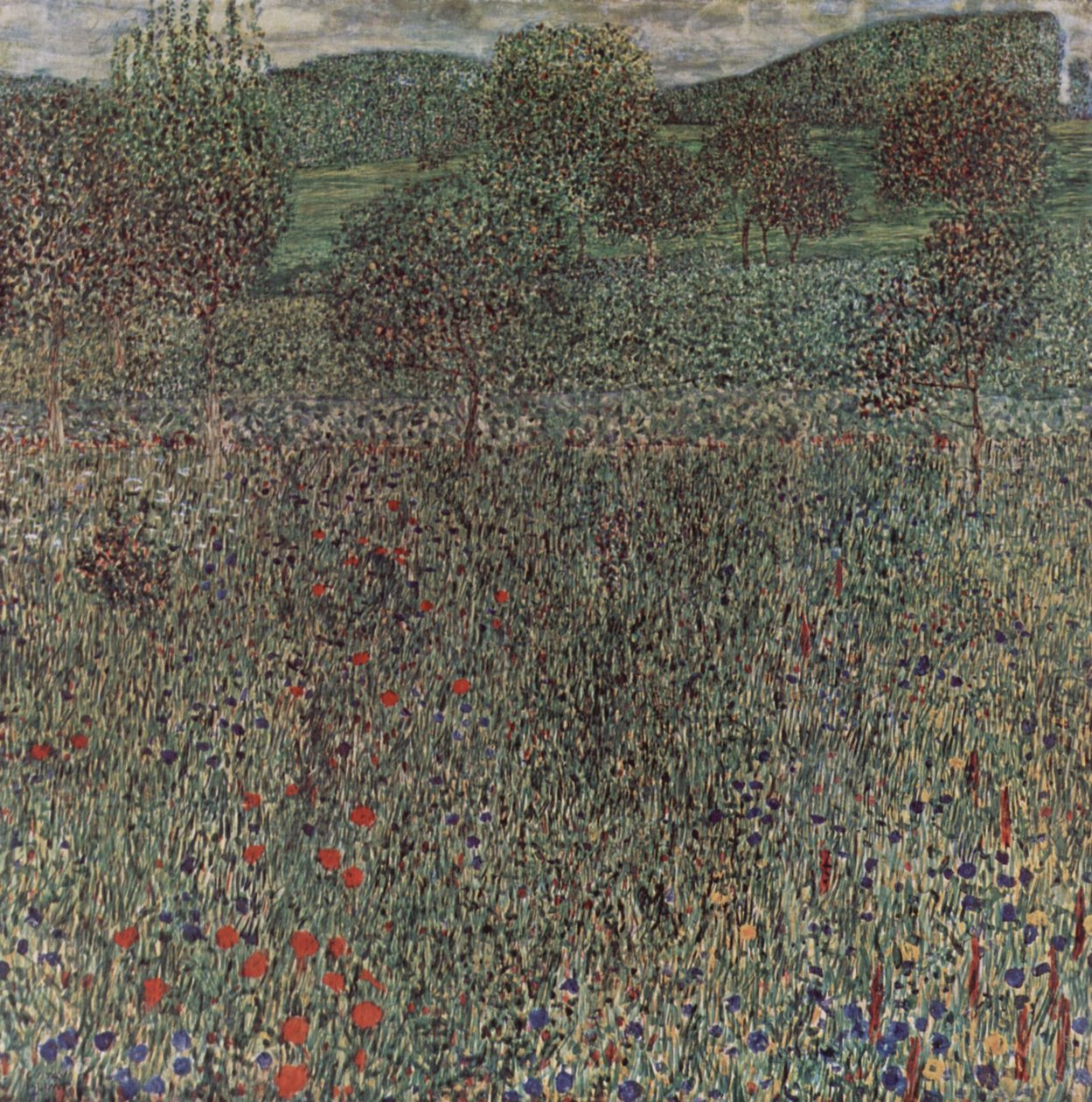 Campo floreciente de Gustav Klimt