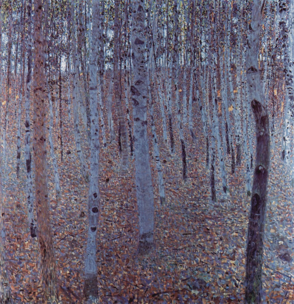 Bosque de hayas de Gustav Klimt