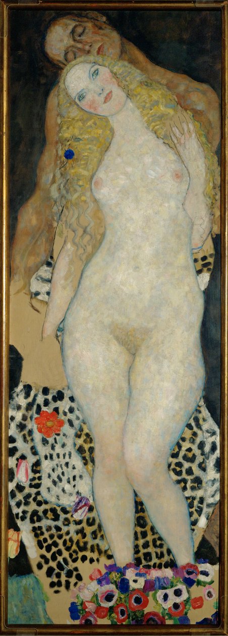 Adán y Eva de Gustav Klimt