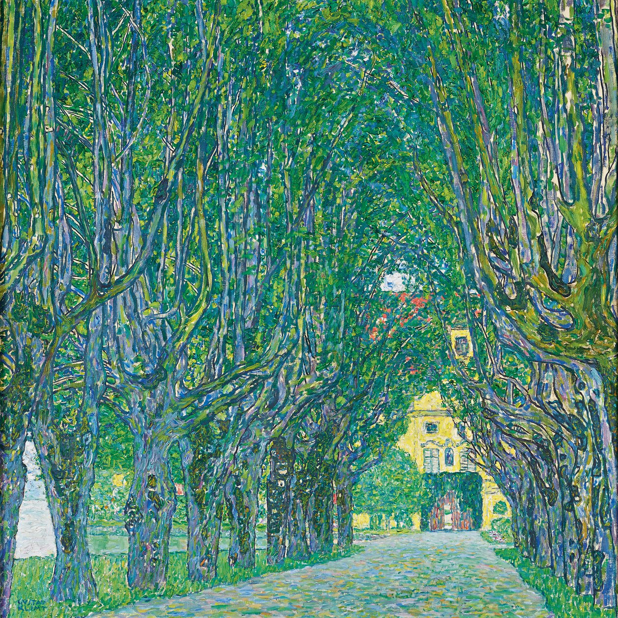 Avenida del parque Schloss Kammer de Gustav Klimt