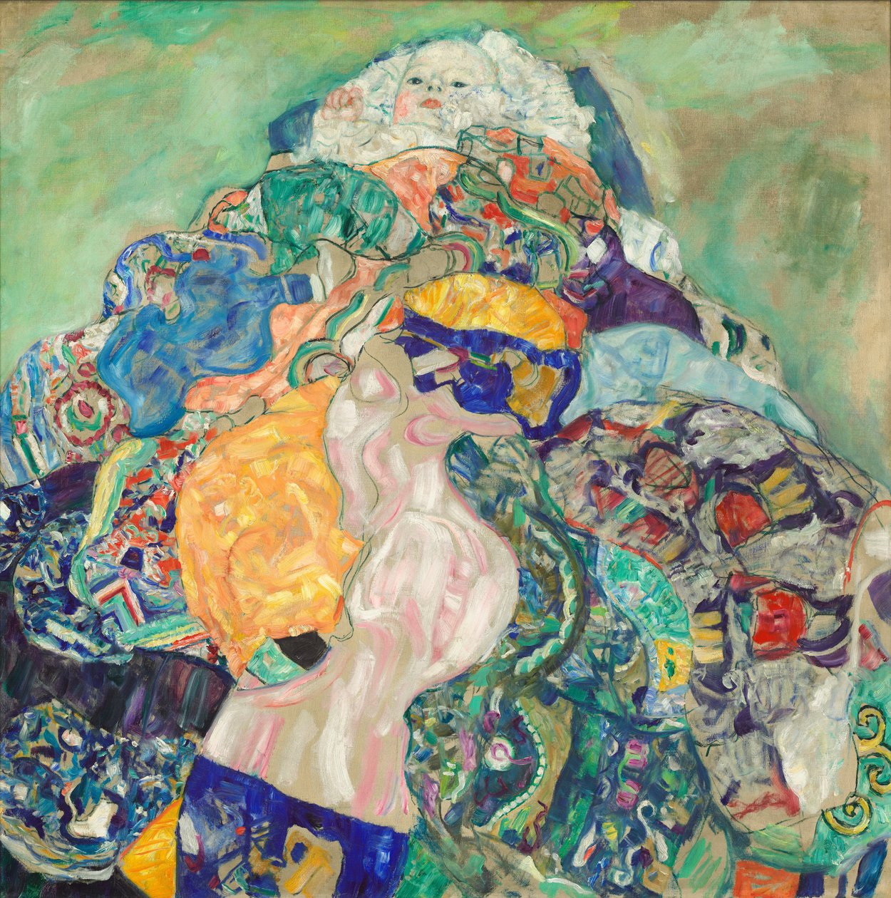 Bebé (Cuna) de Gustav Klimt