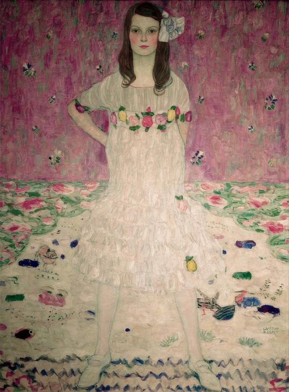 Retrato de Mäda Primavesi de Gustav Klimt