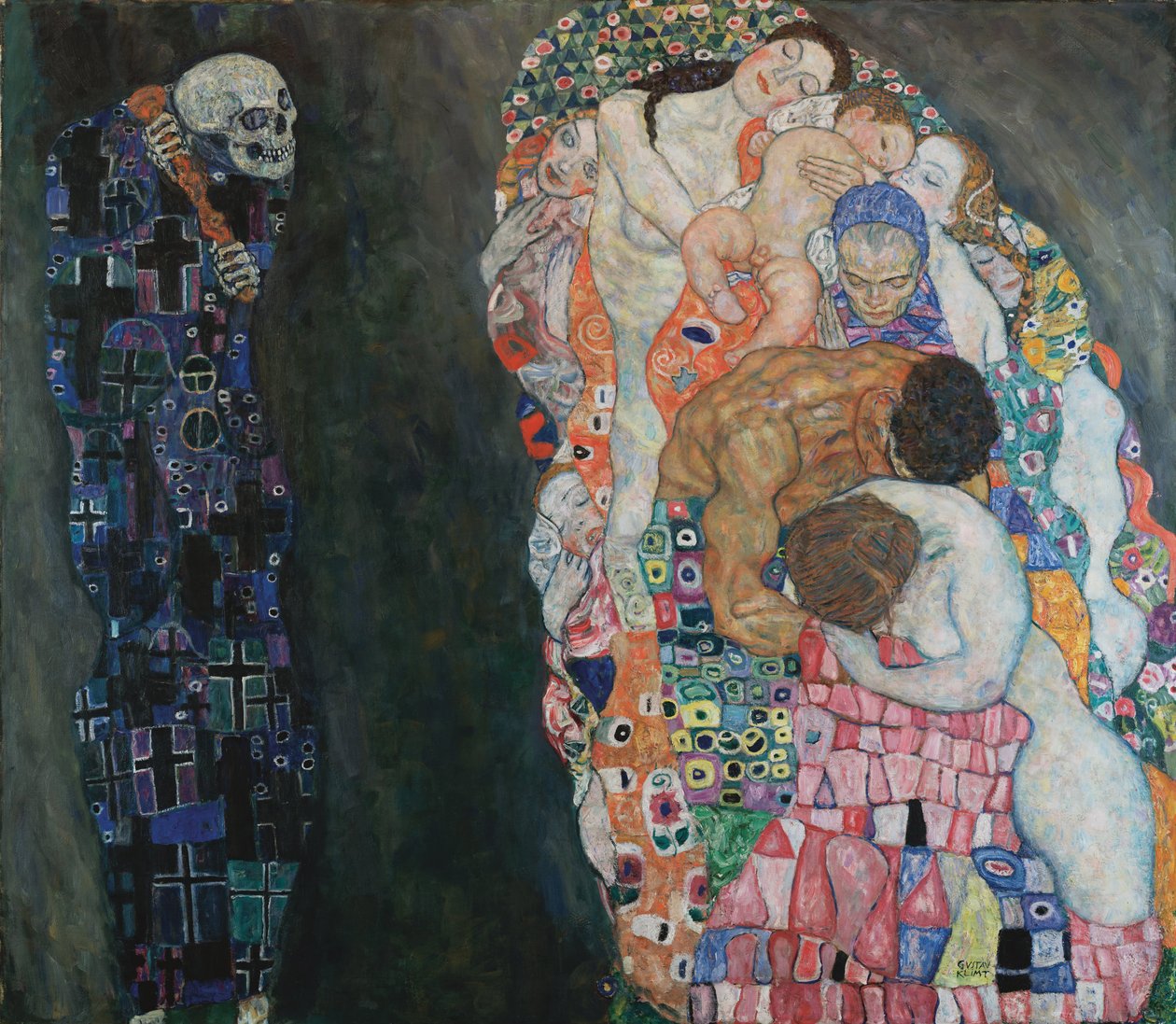 Muerte y Vida, 1910-1915 de Gustav Klimt