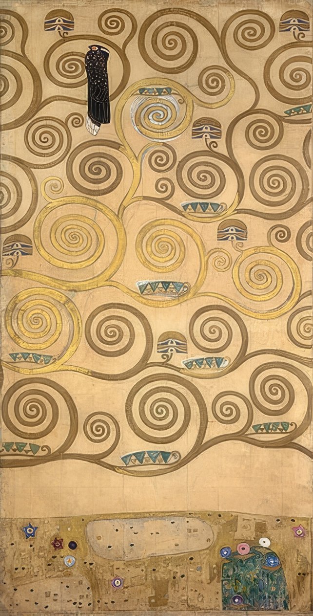 Diseño para el Friso Stoclet (detalle) de Gustav Klimt