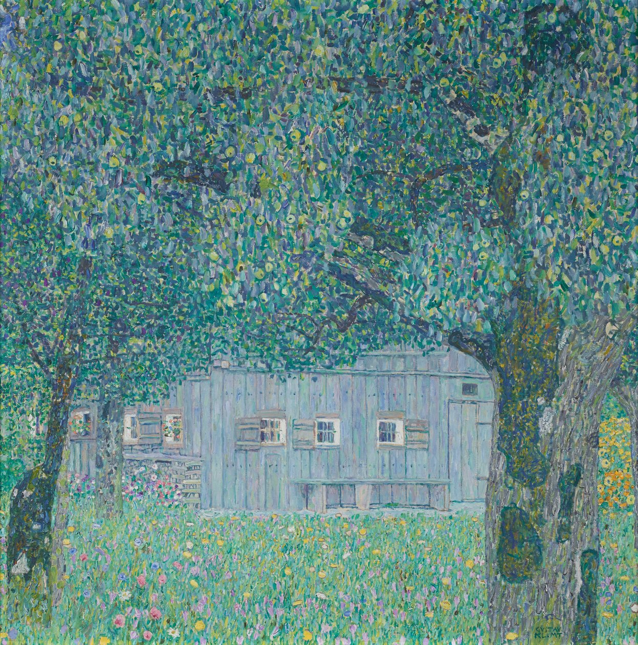 Casa de campo en Alta Austria de Gustav Klimt
