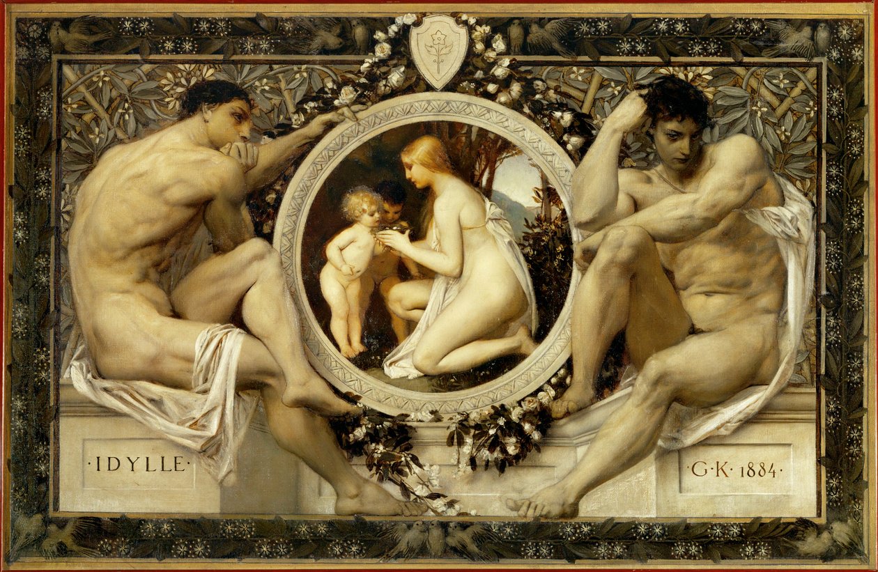 Idilio de Gustav Klimt
