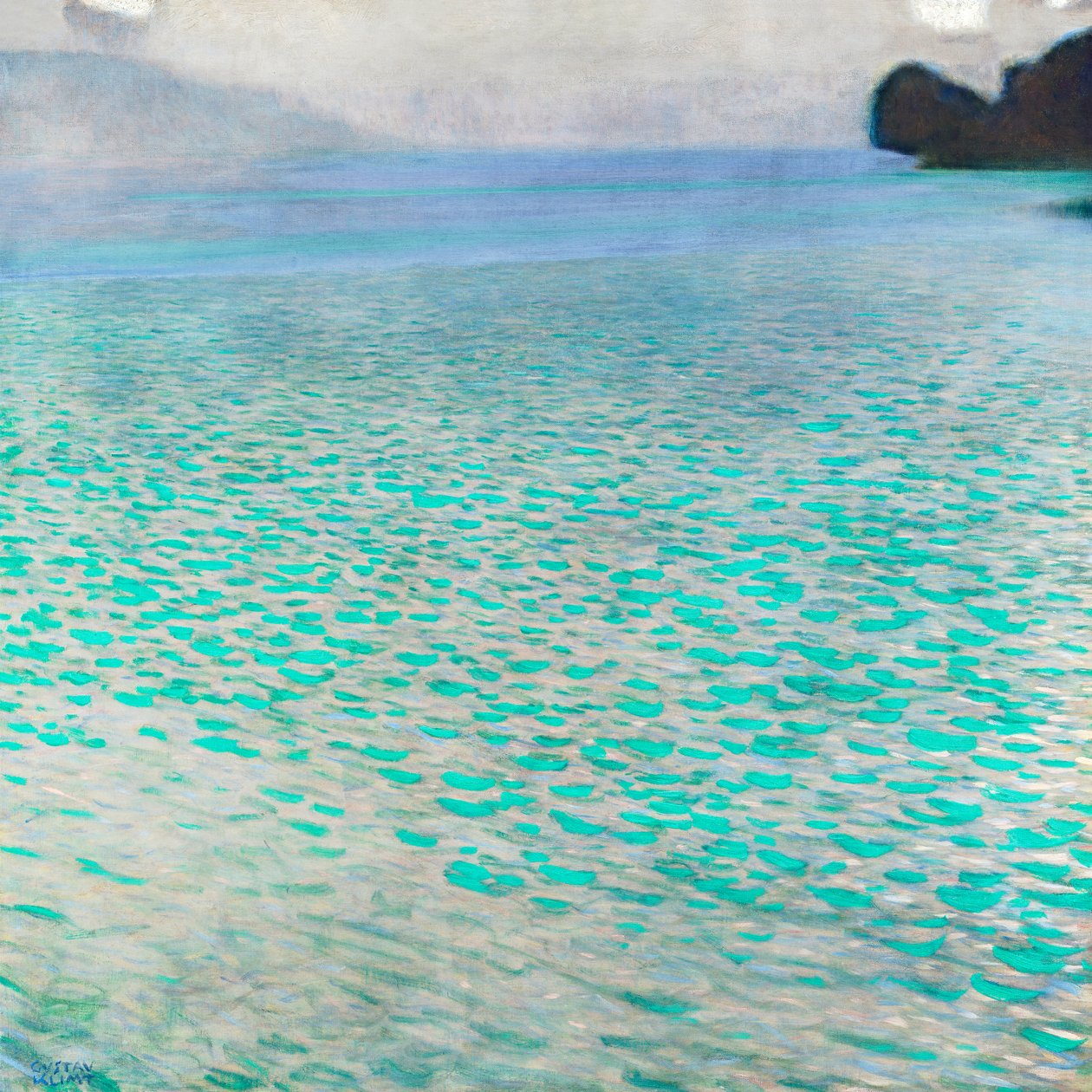 Lago Attersee de Gustav Klimt