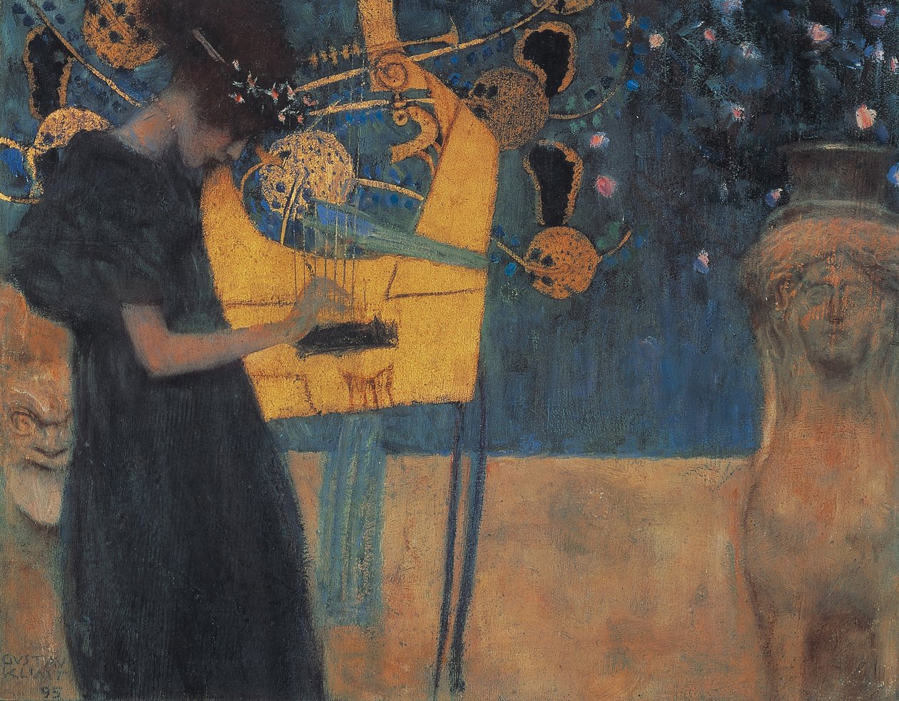 Música (Die Musik) de Gustav Klimt
