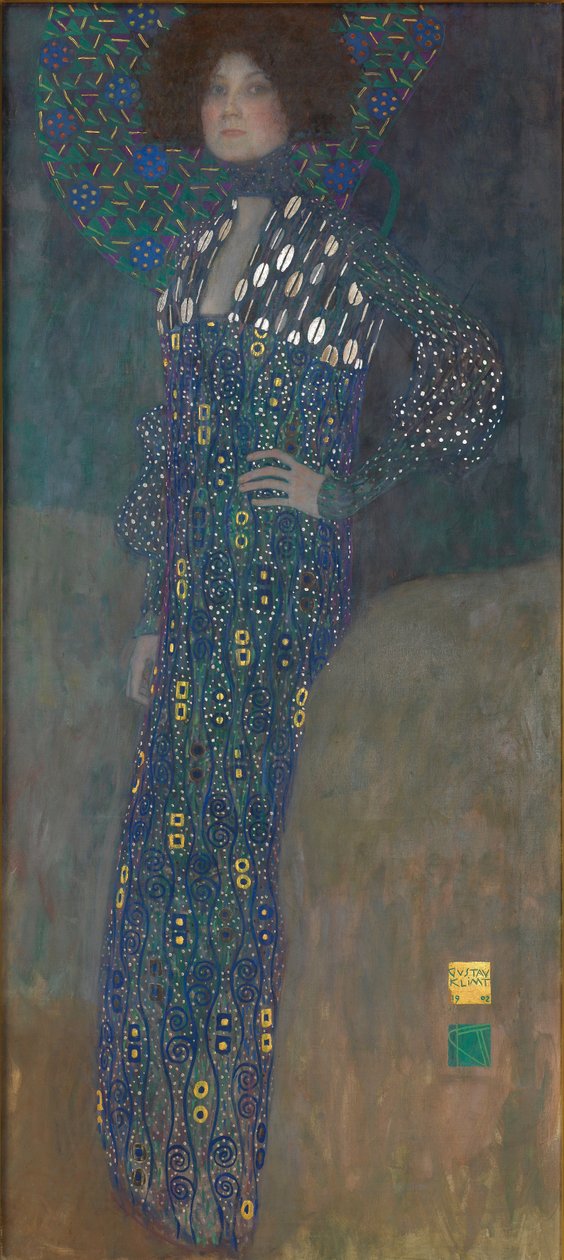 Retrato de Emilie Flöge de Gustav Klimt