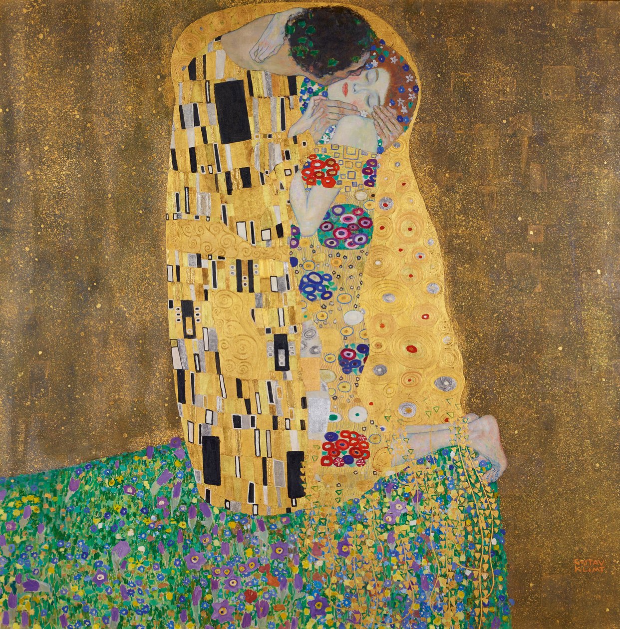 Ruso: "Kiss" El beso de Gustav Klimt