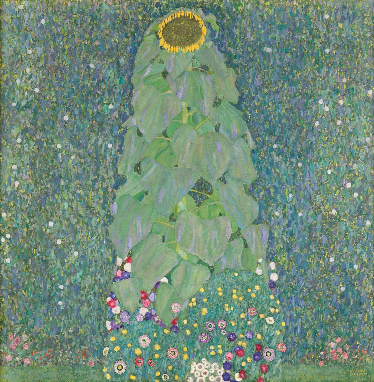 Girasol, 1907-1908 de Gustav Klimt
