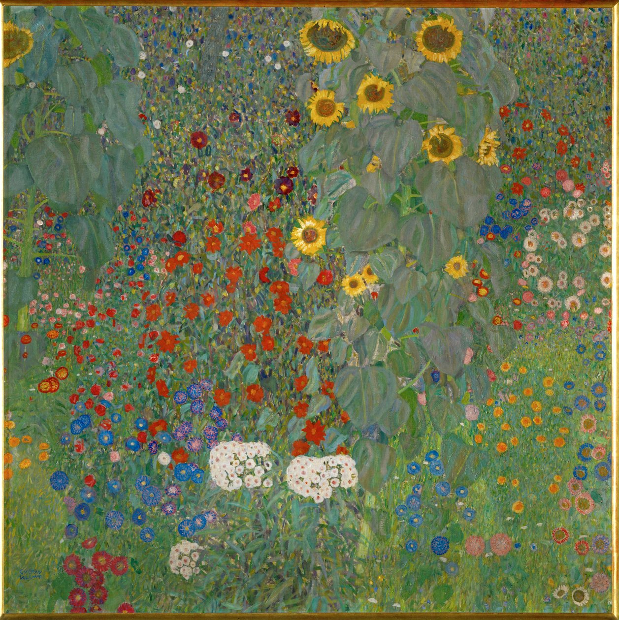 Girasoles de Gustav Klimt