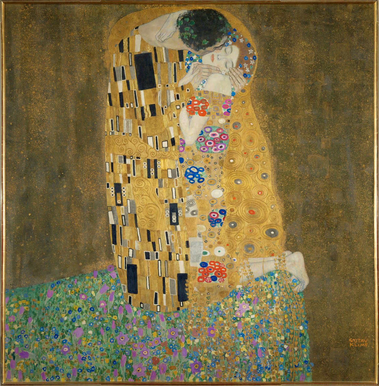 El beso de Gustav Klimt