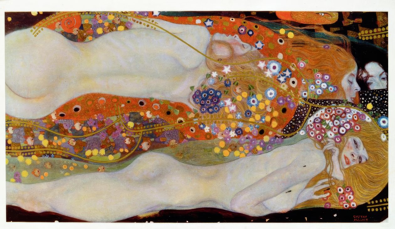 Serpientes de agua II de Gustav Klimt