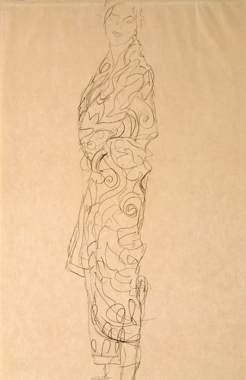 Mujer en un kimono de Gustav Klimt