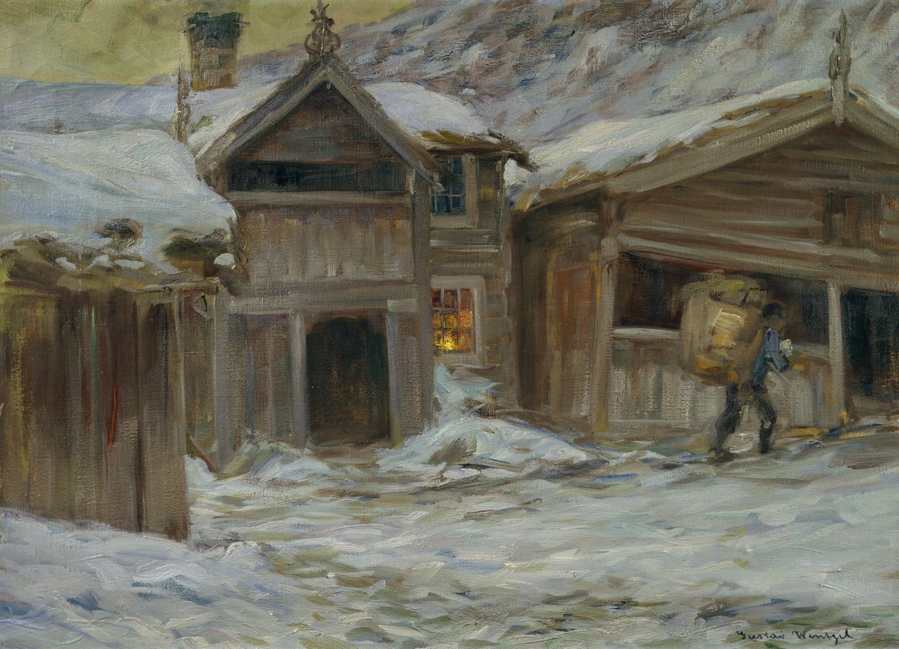 Granja Sandbu en Vaagaa (Vågå) de Gustav Wentzel