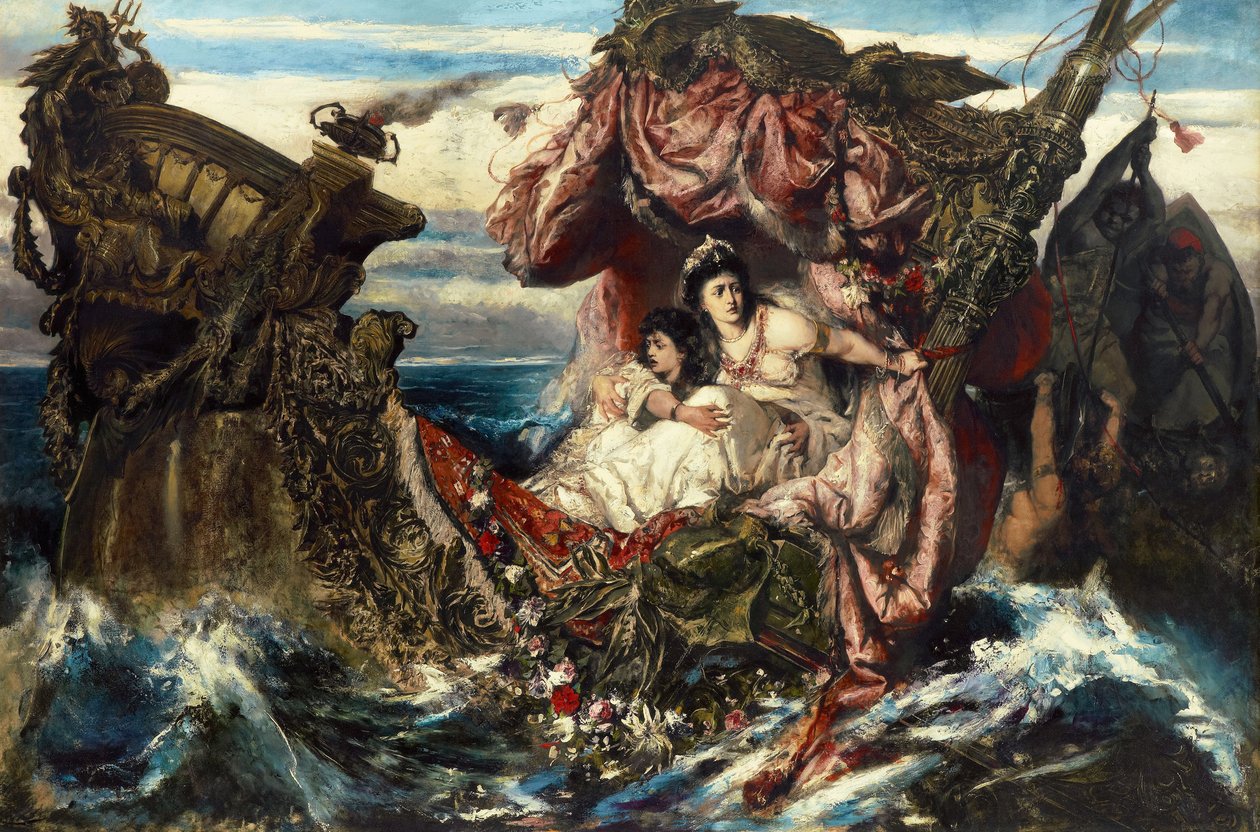 El naufragio de Agripina de Gustav Wertheimer