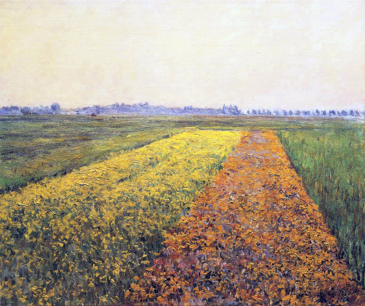 Paisaje, 1848 de Gustave Caillebotte