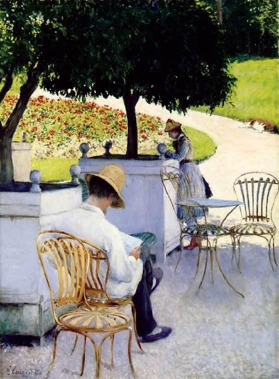 Los naranjos de Gustave Caillebotte