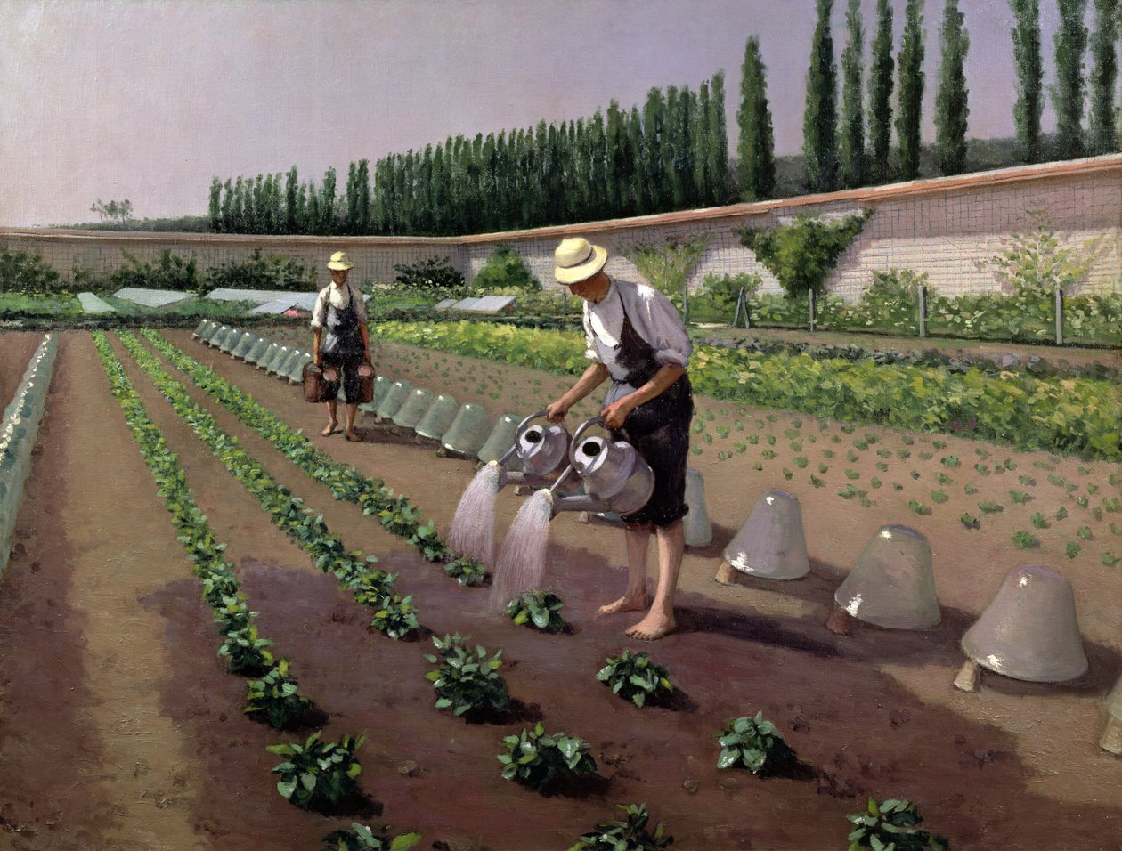 Los jardineros de Gustave Caillebotte