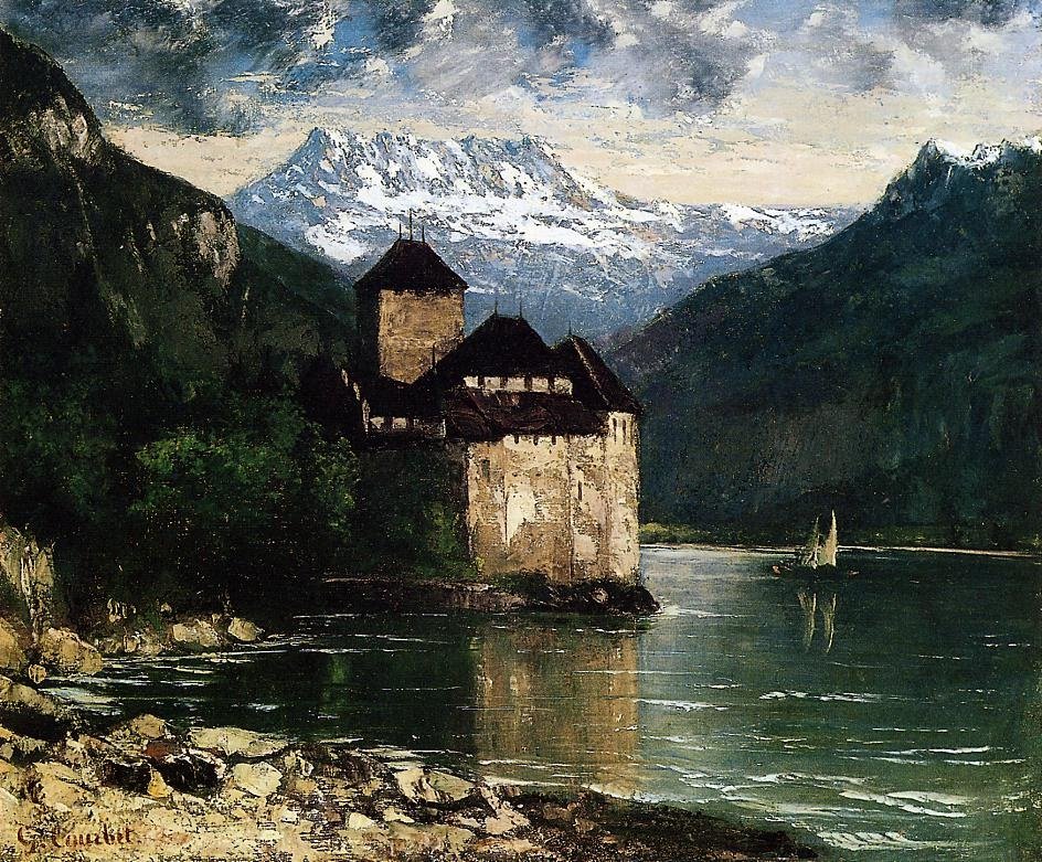 Castillo de Chillon de Gustave Courbet