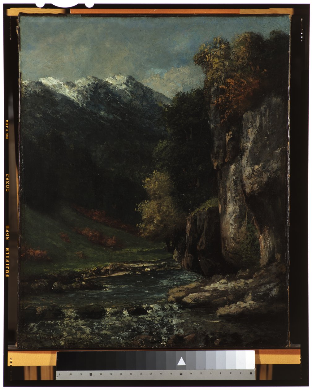 Paisaje, c.1874-77 de Gustave Courbet
