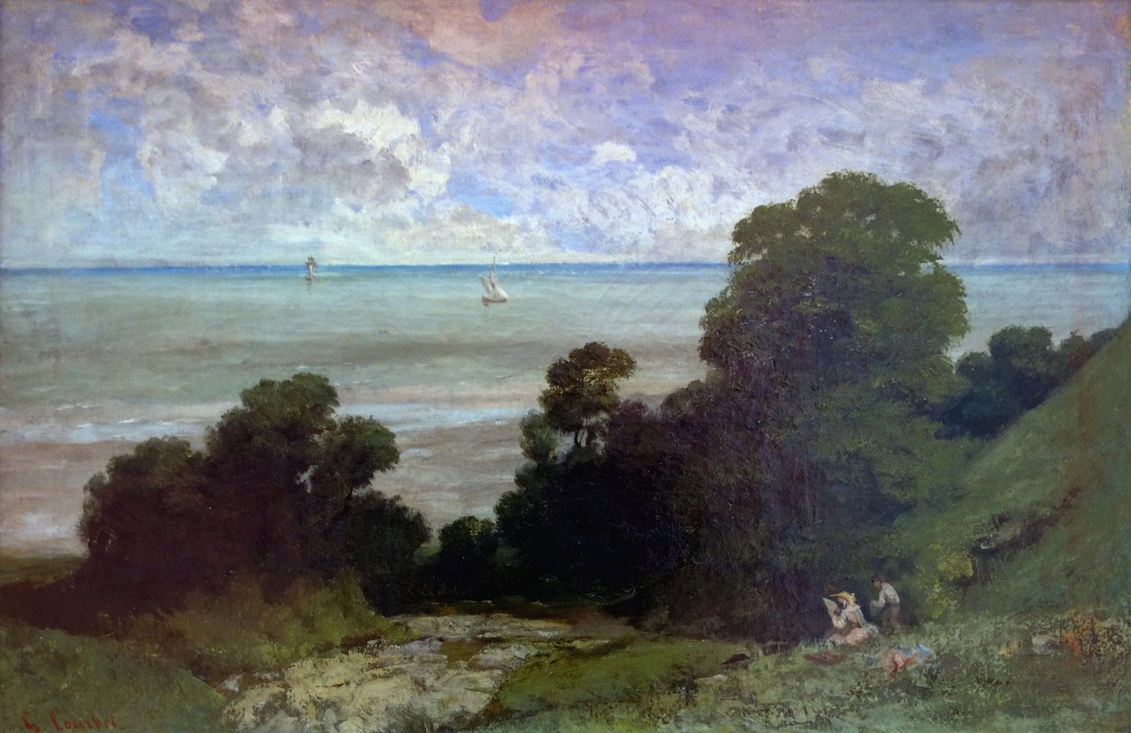 Vista de Honfleur de Gustave Courbet