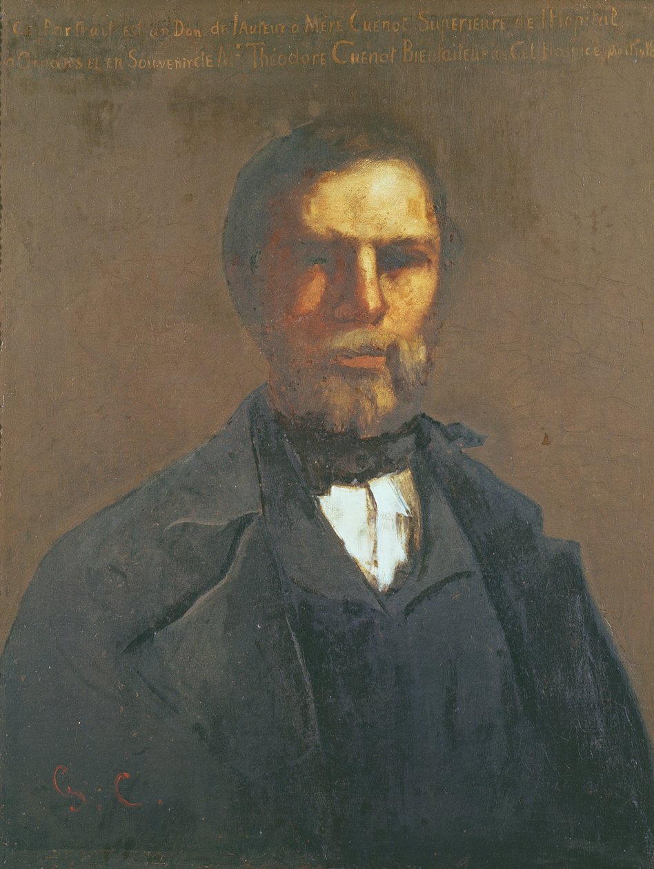 Retrato de Theodore Cuenot, 1847 de Gustave Courbet
