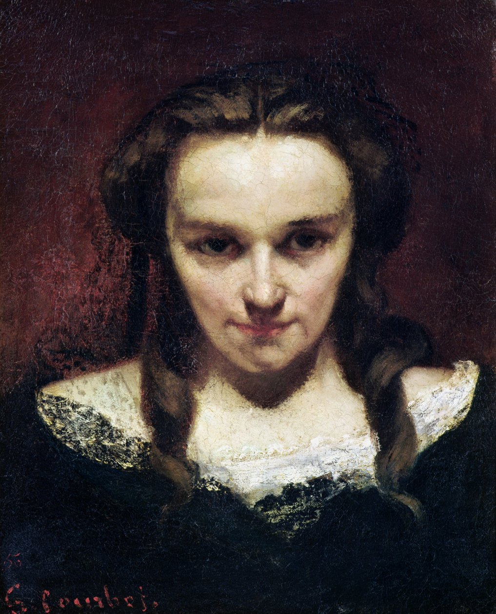 El clarividente o el sonámbulo, c.1865 de Gustave Courbet