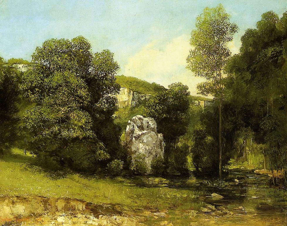 El arroyo la Brème de Gustave Courbet