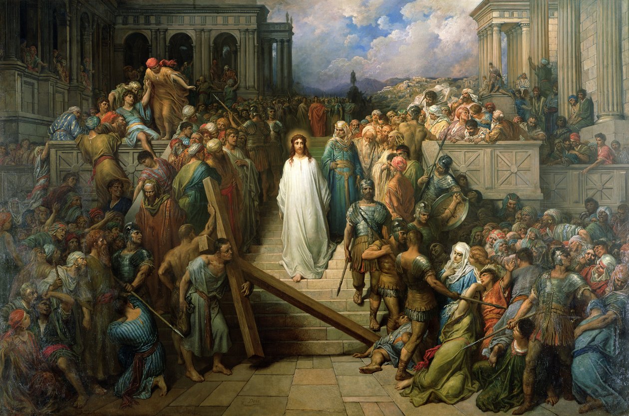 Cristo deja su juicio, 1874-80 de Gustave Dore