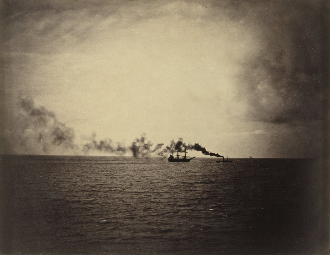 Barco de vapor de Gustave Le Gray