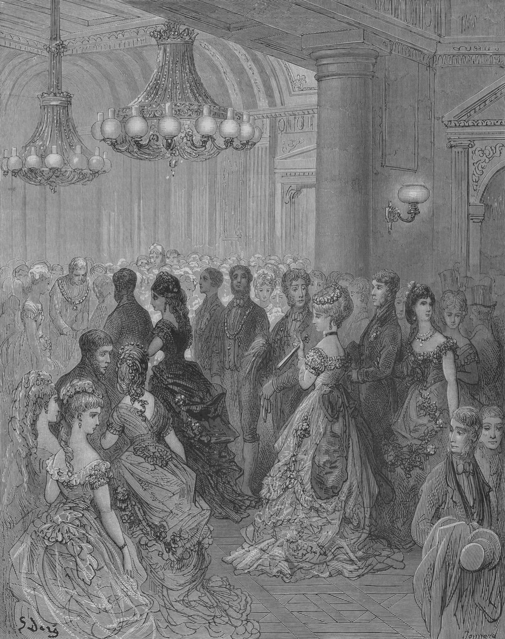 Mansión, En el Baile de Gustave after Dore