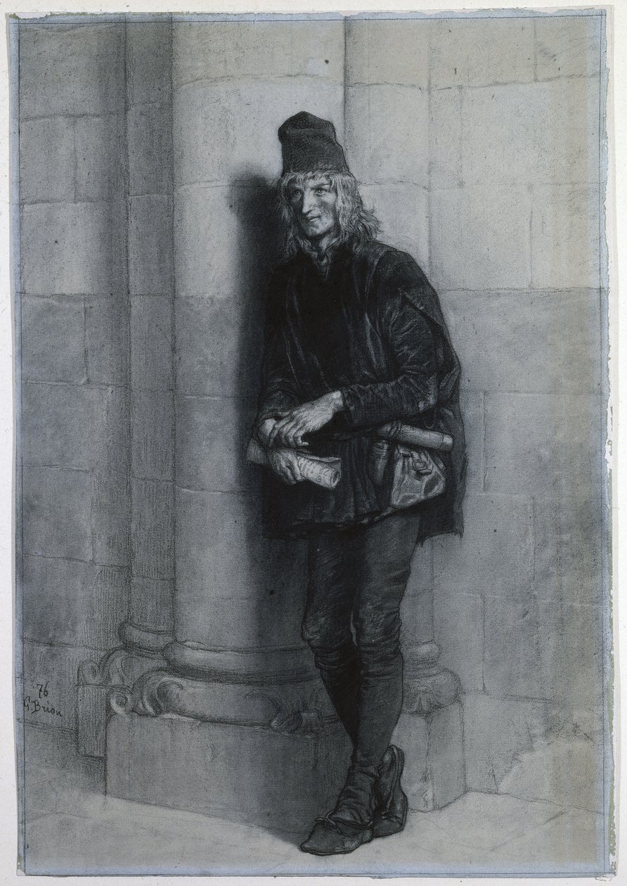 Pierre Gringoire. de Gustave Brion