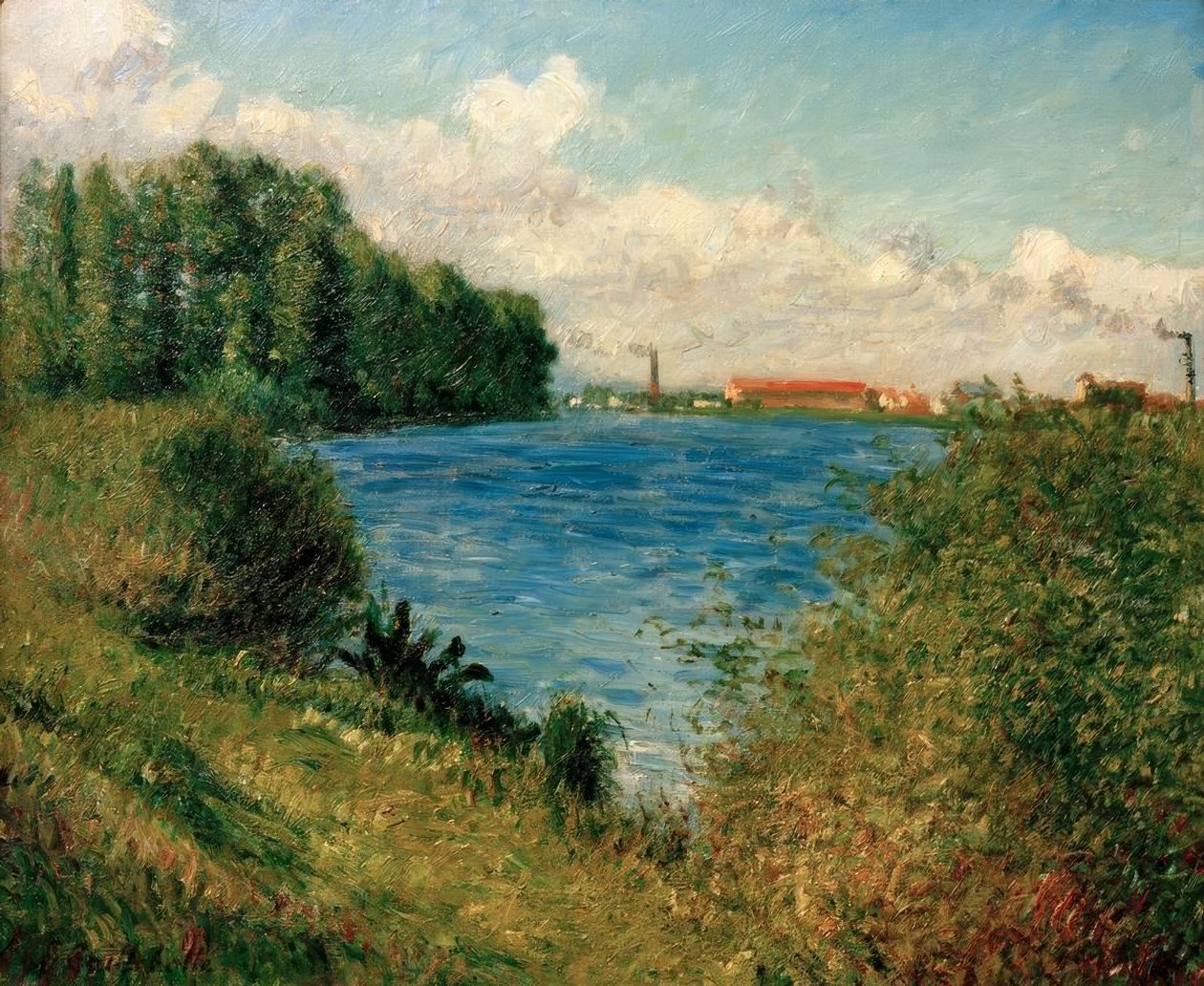 El Sena en Argenteuil de Gustave Caillebotte
