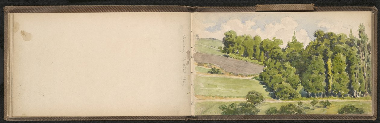 Cuaderno de bocetos de Gustave Caillebotte