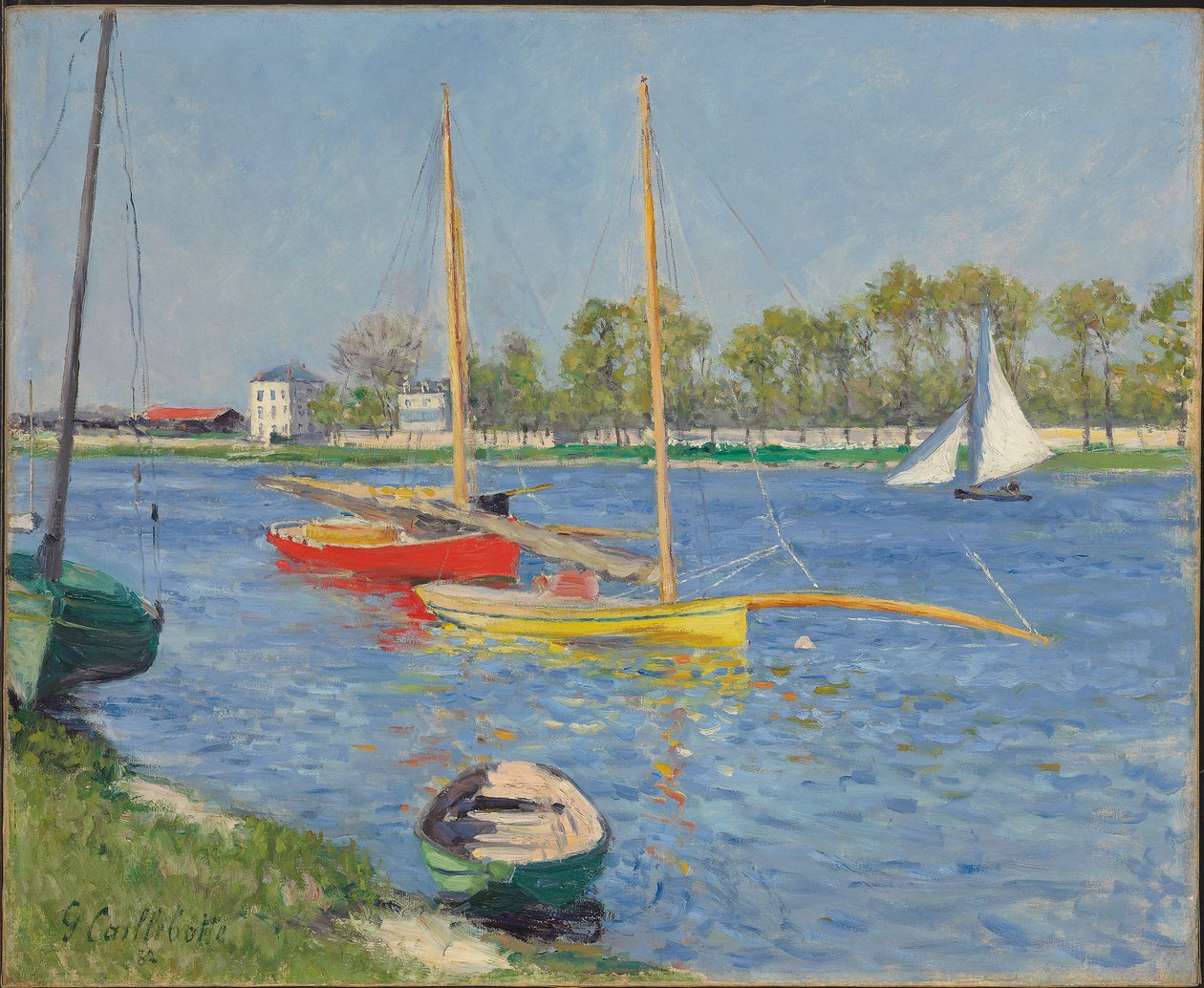 El Sena en Argenteuil, 1882 de Gustave Caillebotte