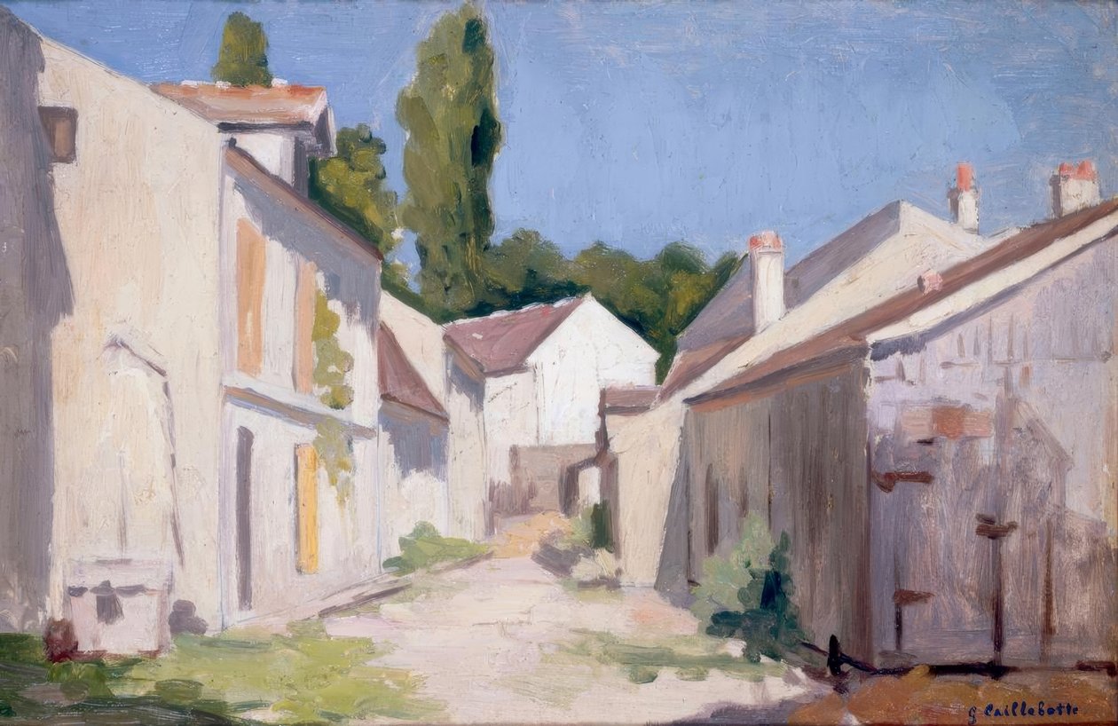 Un camino en Yerres de Gustave Caillebotte